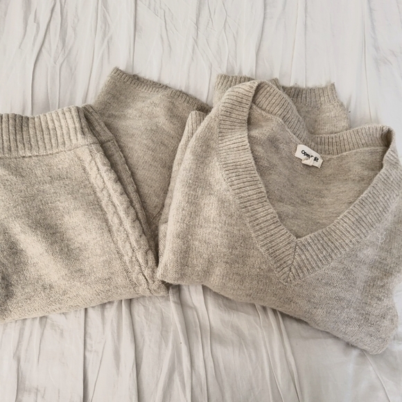 Nordstrom's Open Edit Sweater Knit Lounge Set - Picture 1 of 7